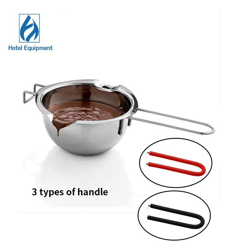 Stainless Steel 400ML Chocolate Cheese Tools Candle Melting Pot Melting Pot Wax