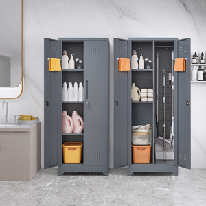 Prix usine <span class=keywords><strong>vadrouille</strong></span> <span class=keywords><strong>et</strong></span> fournitures de meubles modèle nettoyage placard salle de bain balai armoire de rangement - Product Image 6