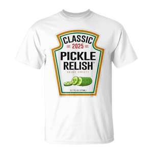 T-shirt Pickle Relish Condiment pour déguisement d'Halloween, tenue de groupe - Product Image 1