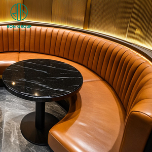 Nhà Hàng Đá Cẩm Thạch Vòng Cong Cafe Bảng Sofa Gian Hàng Chỗ Ngồi Đồ Nội Thất Thiết Lập Gian Hàng Cho Cà Phê Cửa Hàng - Product Image 4