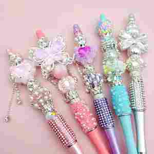 FP - Bolígrafos Creativos con Pedrería Brillante, Nuevo Diseño, Accesorios para el Día de San Valentín, Regalo, Estilos Artísticos, Manualidades con Bolígrafos - Product Image 5