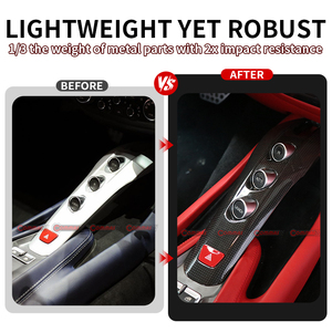 Kit de Panel de Control Central para Auto, Estilo OEM, Fibra de Carbono Seca de Alta Calidad, para Ferrari F12 - Product Image 2