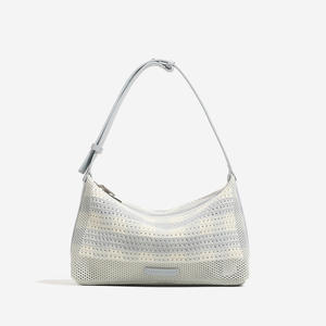 Bolsa de Poliéster Tejida de Alta Calidad, Nueva Moda Primavera Verano, con Cierre, Impermeable, Dos Correas, Estilo Vintage, Gran Capacidad - Product Image 1