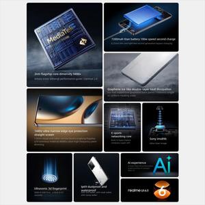 <span class=keywords><strong>Realme</strong></span> GT7, 12GB + 256GB, 6,8 pulgadas Android 15 <span class=keywords><strong>Realme</strong></span> <span class=keywords><strong>GT</strong></span> 7 Smartphone Octa Core, NFC, Red: <span class=keywords><strong>5G</strong></span>, Compatible con <span class=keywords><strong>Google</strong></span> Play (Negro) - Product Image 2
