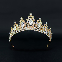 Diamond Crown Birthday Topper für Party dekorationen Elegantes Legierung zubehör