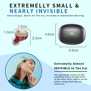 CIC เครื่องช่วยฟังแบบชาร์จไฟได้เครื่องช่วยฟังดิจิตอลแบบ OTC - Product Image 6