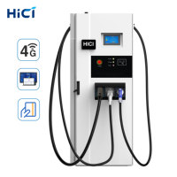 Station de recharge rapide pour véhicules électriques HICI 60-180KW, norme CCS CHAdeMO IEC, OCPP1.6J, chargeur DC pour voiture électrique