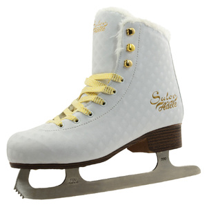 Chaussures de patins à <span class=keywords><strong>glace</strong></span> en cuir PVC avec velours, bottes de patins à roulettes pour débutants - Product Image 6