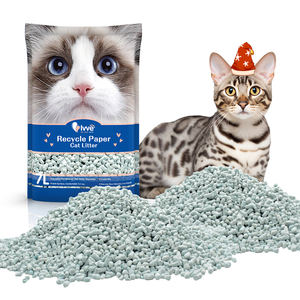 Fácil Clumping Recados de papel Papel Cat Litter Papel Polpa Cat Litter - Product Image 1