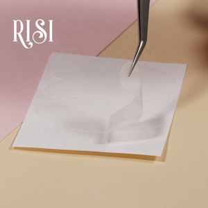 Almohadilla de pestañas <span class=keywords><strong>RISI</strong></span>, Parche de Gel para extensión de pestañas, parches finos debajo de las almohadillas para los ojos, logotipo personalizado - Product Image 1