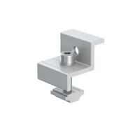 Pince d'extrémité de pince solaire en aluminium pour structure de toit Corigy Pince d'extrémité de pince de panneau solaire pour montage de panneau solaire