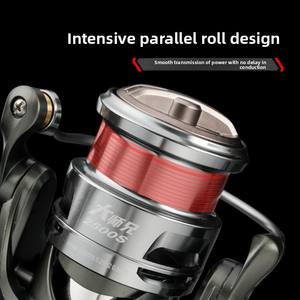 Road Master Brother Semi-Dense Line Spinning Wheel All-Metal Gapless Long-Cast Micro-Object Sea Rod Fishing Reel 5.2:1 Gear - Product Image 2