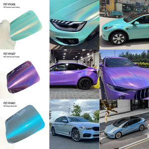 कूफिल्म कूफिल्म और कोप्फ कार रैप विनाइल स्व चिपकने वाला विनाइल फिल्म कैंडी बैंगनी रंग परिवर्तन विनाइल स्टिकर कार लपेटने वाली फिल्म - Product Image 2