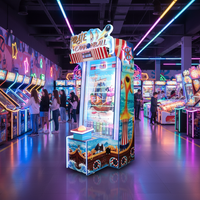 Machine de jeu d'arcade à tickets à monnayeur, jeu de tir aux billets Cannonball, pour centres commerciaux
