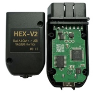Herramienta de Diagnóstico para Vehículos V25.3 HEX V2 VCDS ATMEGA162 FT232 Escáner de Coche Obd2 HEX VII para Volkswagen Audi VW (NO MQB)