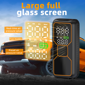 Gonfleur de pneus sans fil T05 ABS avec batterie externe 4000 mAh, 80 W, 30 L/min, affichage numérique LED et moniteur de pression des pneus pour voitures et motos - Product Image 3