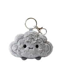Porte-clés en peluche nuage mignon, jouet doux, style anime unisexe, cadeau pour fête et festival, design personnalisé