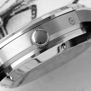 Montre de luxe pour homme, entièrement automatique, en acier inoxydable, avec design personnalisé haut de gamme, bracelet en acrylique, cadran en verre enduit, boîtier - Product Image 3