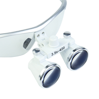 2.5/3.5x phare de phare de chirurgie médicale de lunettes avec filtre jaune loupe dentaire loupe chirurgicale