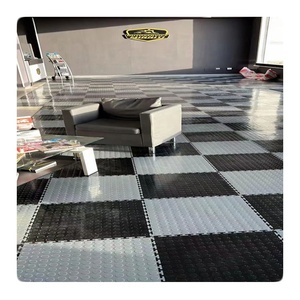 Heavy Duty 5-7mm PVC Interlocking Garage Tiles Industrial Floor Mat for Indoor Use for Gym European Design Style - Product Image 5