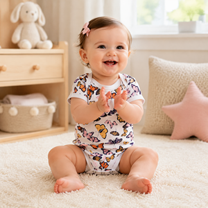 Mono de Algodón para Bebé - Adorable Pijama Enterizo para Recién <span class=keywords><strong>Nacido</strong></span>, Ropa Transpirable y Suave para la Piel, Diseño Fácil de Poner, <span class=keywords><strong>Verano</strong></span> - Product Image 4