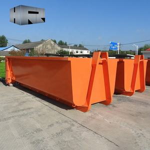 Contenedor de gancho móvil de gestión de residuos Contenedor de elevación de gancho de acero industrial Contenedor de basura con gancho - Product Image 2