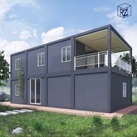 Conception de maison conteneur, maison modulaire préfabriquée pour bureau moderne et magasin de détail Ray-Zen