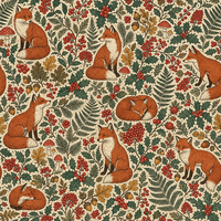 Tapis de mahjong Fox and Berry Woodland sans règles, 31,5x31,5 pouces, tissu de mahjong, tapis pour tuiles de mahjong, tapis de poker, tapis de jeu de mahjong