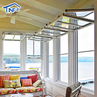 Sistema de Ventanas Plegables Verticales de Aluminio de Alta Calidad, Insonorizadas, Tipo Acordeón, para Uso en Hoteles al Aire Libre