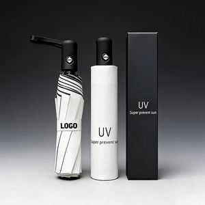 Paraguas Plegables de Bolsillo para Viaje, Protección UV Personalizada, Promocionales, Portátiles, con Logotipo, para Lluvia y Sol - Product Image 1