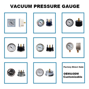 Trở lại kết nối với u-kẹp bảng điều chỉnh gắn kết quay số 40mm-30 inhg/ -100 kPa kép quy mô chân không đo áp suất áp kế - Product Image 6