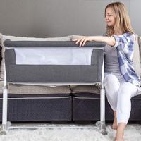 Lit bébé facile à assembler avec matelas et drap en tissu – Nouveaux lits bébé