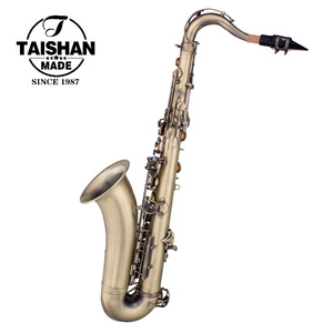 <span class=keywords><strong>Saxophone</strong></span> <span class=keywords><strong>ténor</strong></span> réglable de style <span class=keywords><strong>vintage</strong></span> laqué bronze antique mat à pois, tonalité BB, pour les musiciens professionnels, concert - Product Image 2