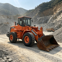 Langlebiger Schwerlast-Radlader Doosan DL505 mit Verstärkter Schaufel und Robustem Stahlrahmen für Steinlager- und Hofarbeiten