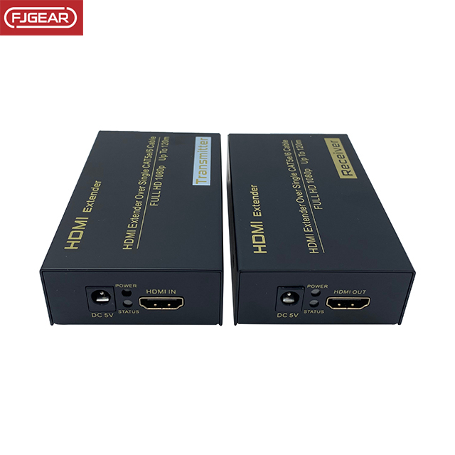 FJ-HEA120 Fjgear Hot Selling 120 Meters 60Hz Hdmi to Lan Extender Utp Hd 1080P Hdmi Kvm Extender 120M Ip