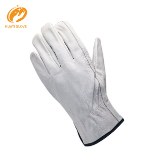 Guantes de trabajo de piel de cerdo sin forro de Cuero de cerdo para hombre, Guantes de conductor, Guantes de conductor, Guante de soldadura Tig Laboral - Product Image 3