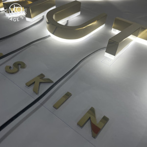 Letrero Luminoso con Logotipo y Letras LED 3D Retroiluminadas Personalizadas para Salón de Belleza y Negocios - Product Image 2