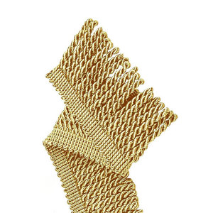 Frange en fil de soie 100% pure, style uni, personnalisable, pour usage domestique et hôtelier, vente en gros - Product Image 2