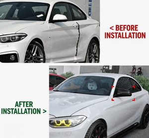 ชุดสปอยเลอร์หน้าสำหรับ BMW ซีรีส์ 3 F30 F35 ปี 2013-2019 พร้อมกระจกมองข้างและแตร - Product Image 3