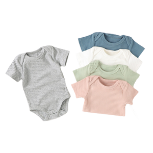 थोक ओटम कस्टम लोगो प्रिंट बेबी कपड़े बॉडीसूट लंबे आस्तीन कपास बेबी स्नैप - Product Image 3