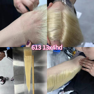 HD 정면 폐쇄 13x4 13x6 4x4 5x5 HD 스위스 그물 진짜 곱슬 스타일에 대한 레미 헤어 가발 - Product Image 3