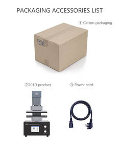 เครื่องซ่อมโทรศัพท์มือถือ TBK 201D แบบใช้ความร้อนและแรงดัน โครงสร้างโลหะ หมุนได้ 360 องศา สำหรับซ่อมหน้าจอและฝาหลัง - Product Image 6