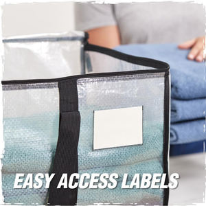 Heavy Duty <b>Large</b> Capacity Moving <b>Bags</b> Pe Pp Woven <b>Storage</b> Moving <b>Bags</b> With Zipper - Product Image 5