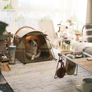 ShineMaster Portable Pop up Pet Tentes Maison, Toile Lavable Pet <span class=keywords><strong>Tipi</strong></span> Chien Chat <span class=keywords><strong>Lit</strong></span> Avec Tapis - Product Image 4