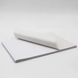 white glossy pp paper self adhesive synthetic sticker paper and film bottle sticker factory wholesale price