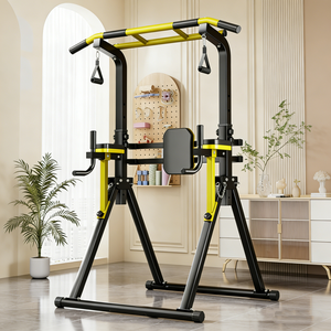 Fabrika Çıkışlı Çok Fonksiyonlu Ev Spor Salonu Güç Antrenmanı Ekipmanı-Power Tower Dip İstasyonu Barfiks Çubuğu Fitness Ekipmanı - Product Image 1