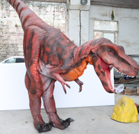 Costume de dinosaure T-Rex personnalisé, léger, avec structure métallique, pour intérieur/extérieur, écoles, jardins, centres commerciaux, aires de jeux publiques