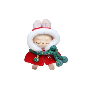 Second Generation Labubu <b>Doll</b> Clothes Christmas Snowman Outfit Vinyl <b>Doll</b> <b>Accessories</b> For Blind Box Keychain Sitting Party - Product Image 5