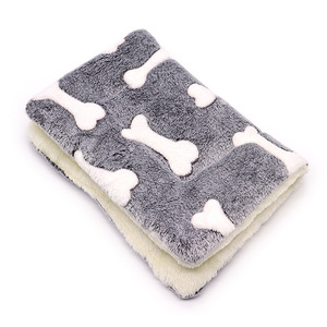 ペットマット厚く暖かい毛布猫と犬のトイレ砂漫画睡眠マット犬のトイレぬいぐるみキルトマットレス - Product Image 4