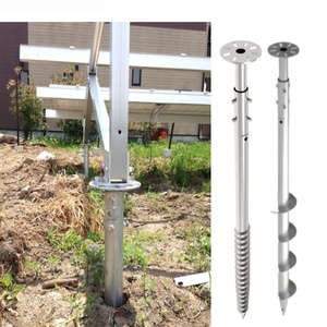 ขายึดเสาเข็มพลังงานแสงอาทิตย์แบบกำหนดเองพร้อมท่อเกลียวสำหรับฐานราก - Product Image 5